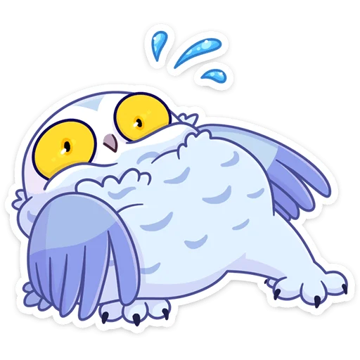 😳 Стикер «Сова Плюша • Plush Owl» для Telegram