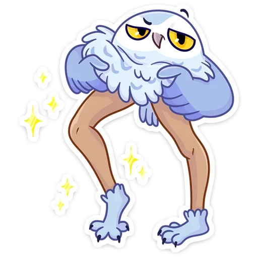 😏 Стикер «Сова Плюша» для Telegram