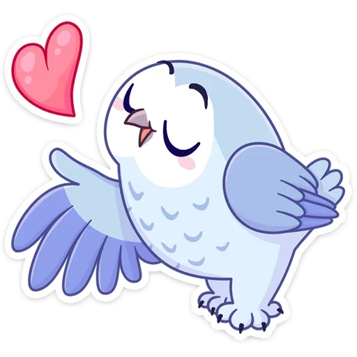 😘 Стикер «Сова Плюша» для Telegram