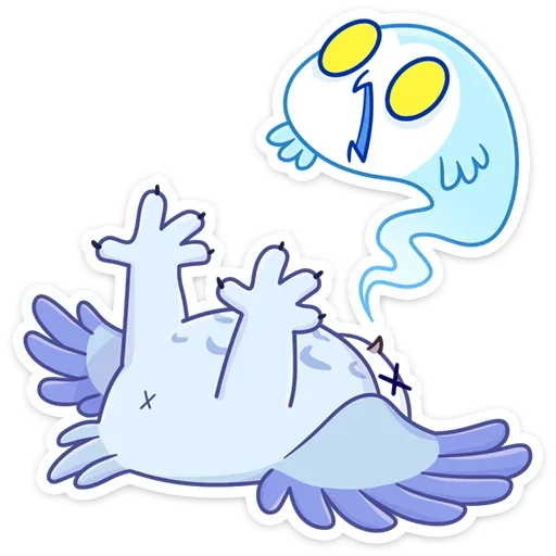 ⚰️ Стикер «Сова Плюша» для Telegram