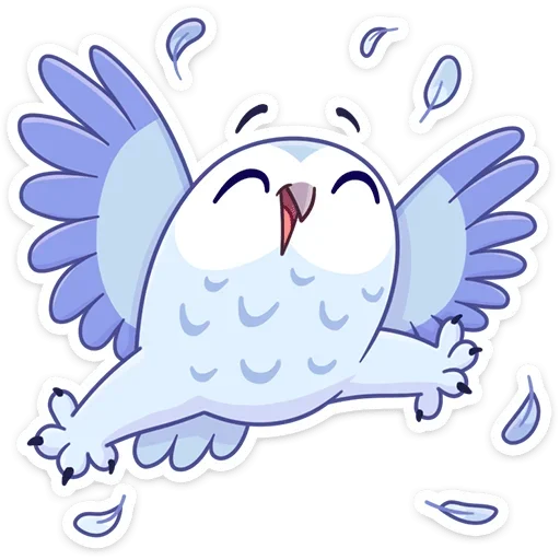 ☺️ Стикер «Сова Плюша» для Telegram