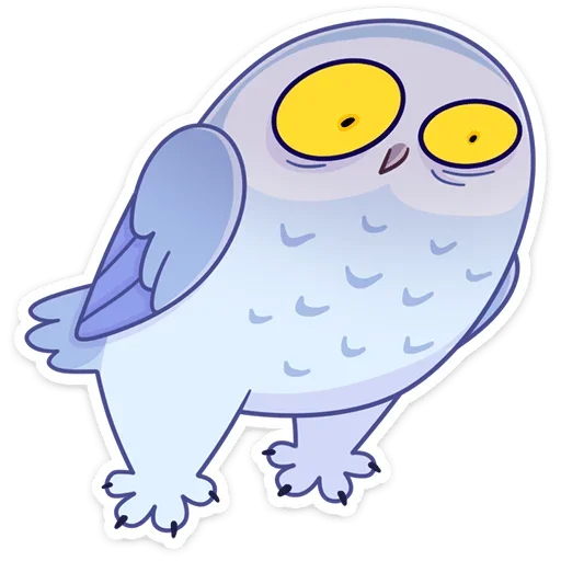 😳 Стикер «Сова Плюша» для Telegram