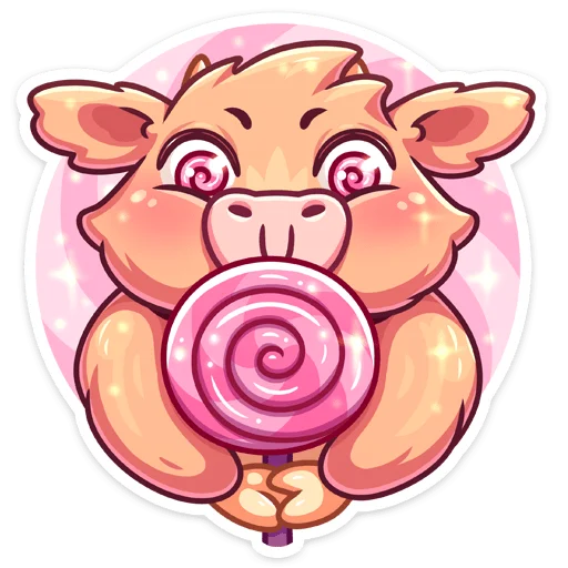 🍬 Стикер «Плюшик» для Telegram
