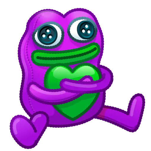 💎 Стикер «Plush Pepe» для Telegram