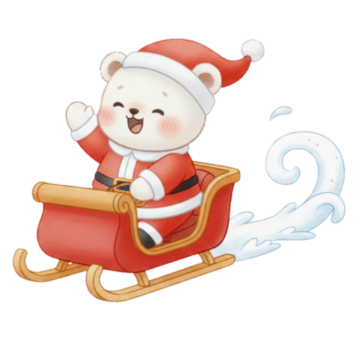 🛷 Стикер «Мишутка» для Telegram