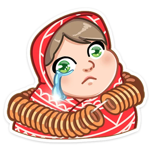 😭 Стикер «Яства и пляски» для Telegram