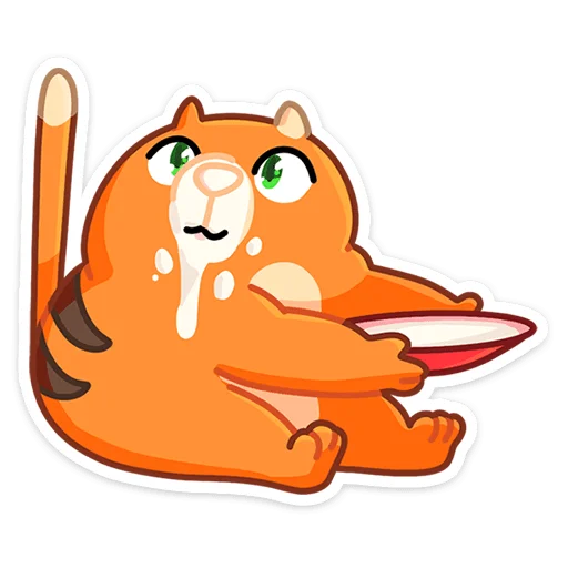 🐈 Стикер «Яства и пляски» для Telegram