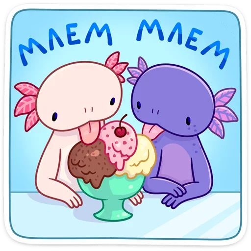 🍦 Стикер «По и Фо» для Telegram
