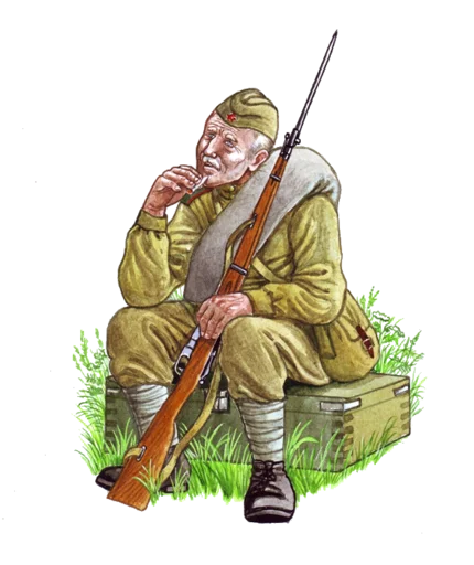 🚬 Стикер «9 Мая День победы» для Telegram