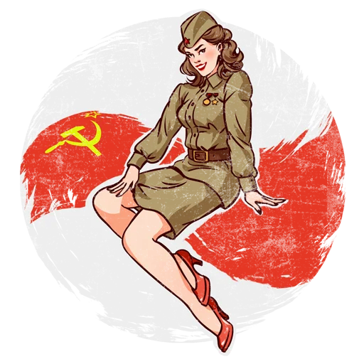 👩‍🦳 Стикер «9 Мая День победы» для Telegram