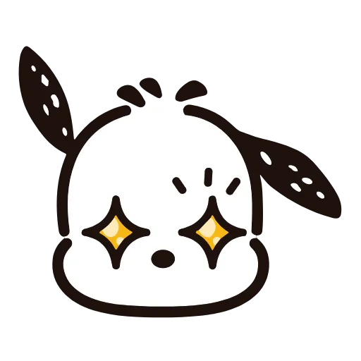 Стикер 6 pochacco sticker pack