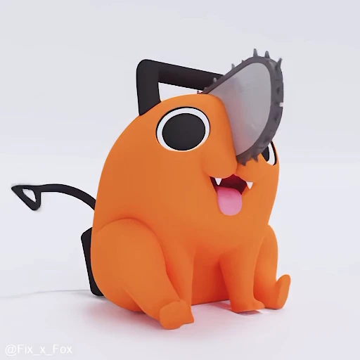 🥰 Стикер «Pochita» для Telegram
