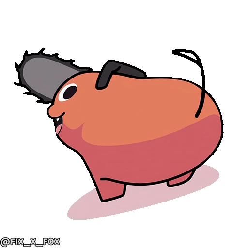 🍑 Стикер «Pochita» для Telegram