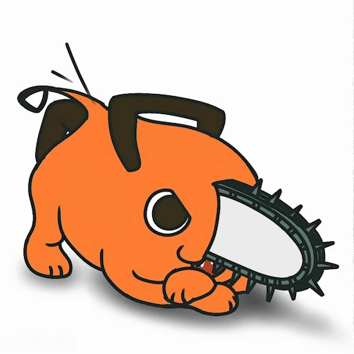 😏 Стикер «Pochita» для Telegram
