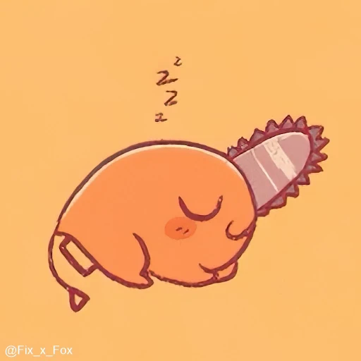 😴 Стикер «Pochita» для Telegram