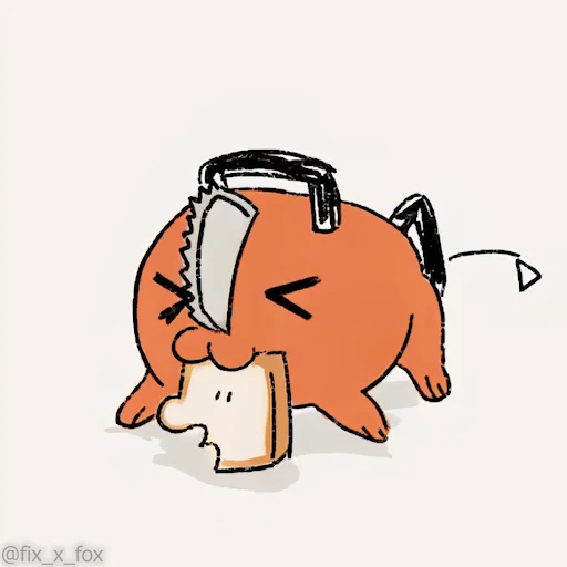 😋 Стикер «Pochita» для Telegram