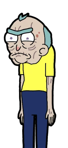 👴 Стикер «Pocket Mortys» для Telegram