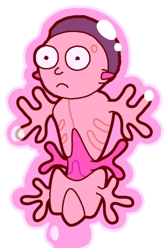 👽 Стикер «Pocket Mortys» для Telegram