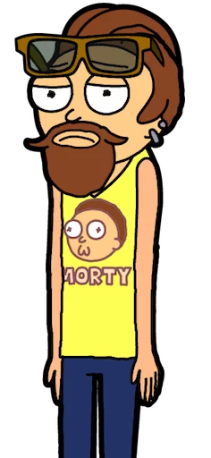 🐻 Стикер «Pocket Mortys» для Telegram