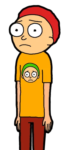 👕 Стикер «Pocket Mortys» для Telegram