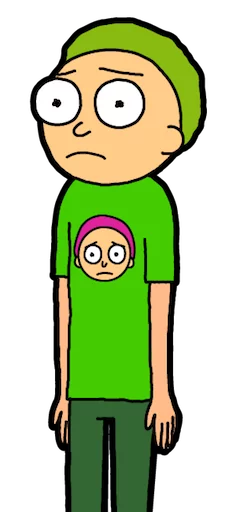 👕 Стикер «Pocket Mortys» для Telegram