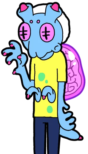 👽 Стикер «Pocket Mortys» для Telegram
