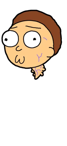 🤕 Стикер «Pocket Mortys» для Telegram