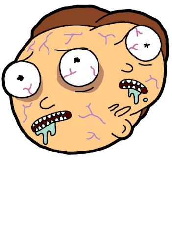 🤕 Стикер «Pocket Mortys» для Telegram