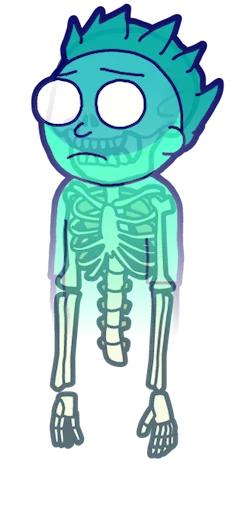 👻 Стикер «Pocket Mortys» для Telegram