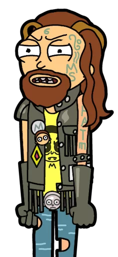 🏍 Стикер «Pocket Mortys» для Telegram