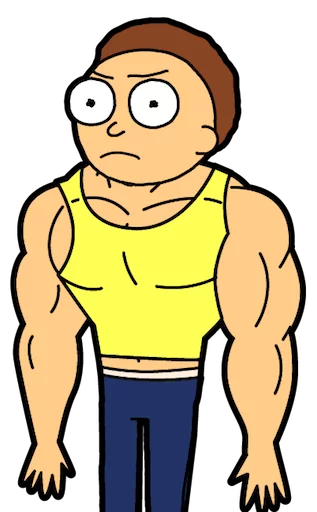 💪 Стикер «Pocket Mortys» для Telegram