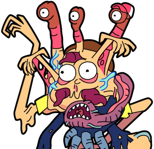 🐕 Стикер «Pocket Mortys» для Telegram