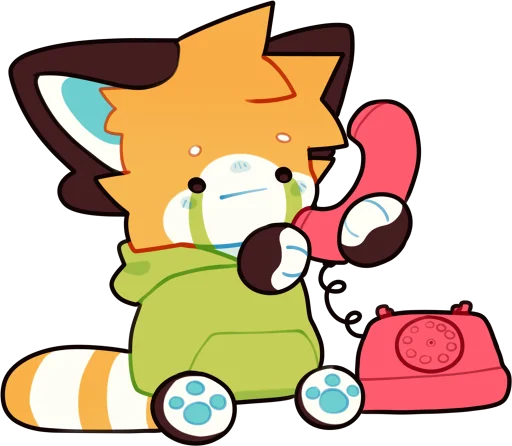 📞 Стикер «PockyPack» для Telegram