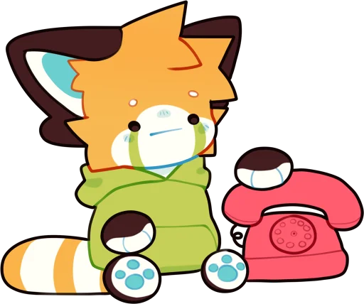 📞 Стикер «PockyPack» для Telegram