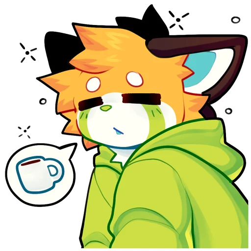😴 Стикер «PockyPack» для Telegram