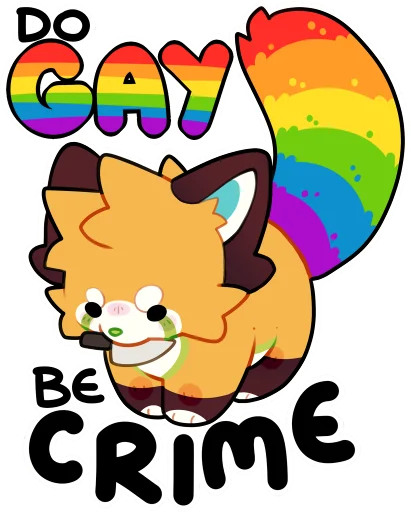 🏳️‍🌈 Стикер «PockyPack» для Telegram