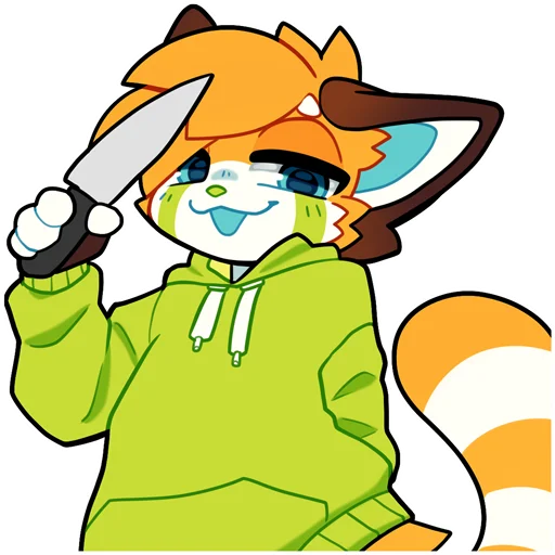 🔪 Стикер «PockyPack2» для Telegram