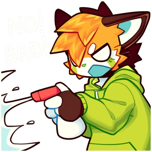 🔫 Стикер «PockyPack2» для Telegram