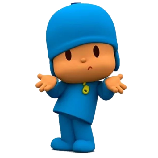 🤷‍♀️ Стикер «Pocoyo 2.0» для Telegram