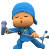 Стикер 60 ❤️ Набор эмоджи по мульту «Pocoyo Покойо»