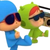 Стикер 37 ❤️ Набор эмоджи по мульту «Pocoyo Покойо»