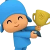 Стикер 53 ❤️ Набор эмоджи по мульту «Pocoyo Покойо»