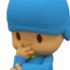 Стикер 18 ❤️ Набор эмоджи по мульту «Pocoyo Покойо»