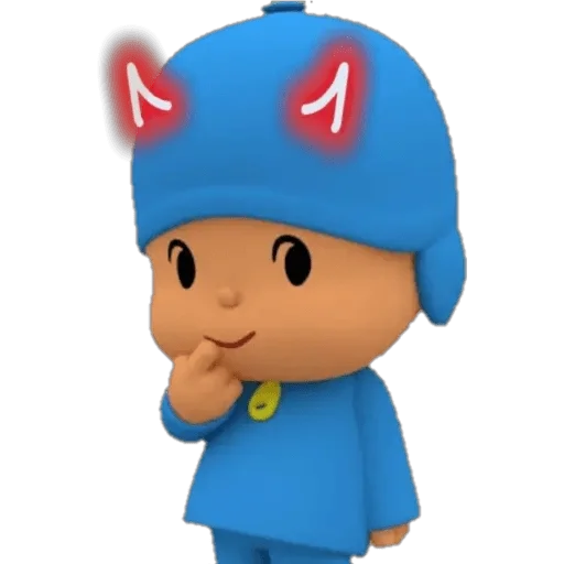 😈 Стикер «Pocoyo» для Telegram
