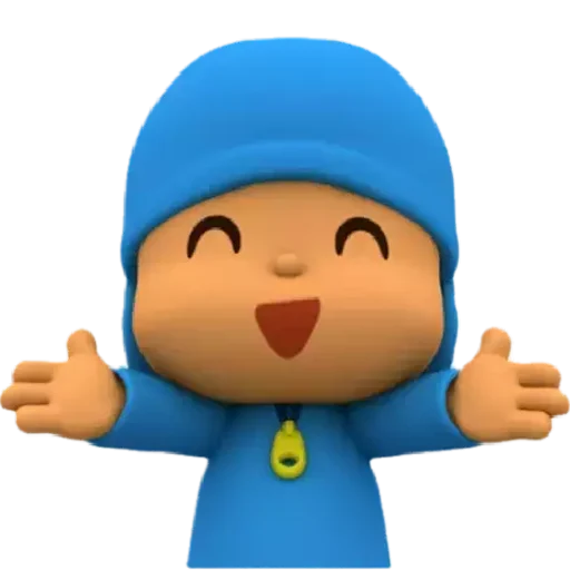 🤗 Стикер «Pocoyo» для Telegram