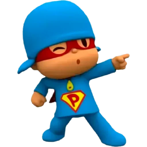 🦸‍♂️ Стикер «Pocoyo» для Telegram