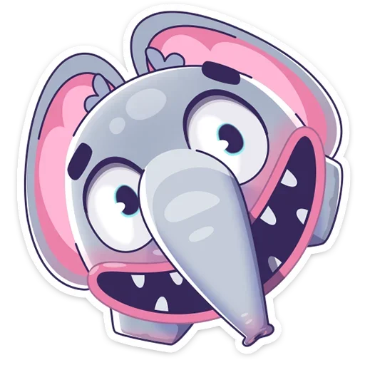 🤭 Стикер «Подозрительный Слон» для Telegram