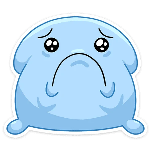 ☹️ Стикер «Подушка» для Telegram