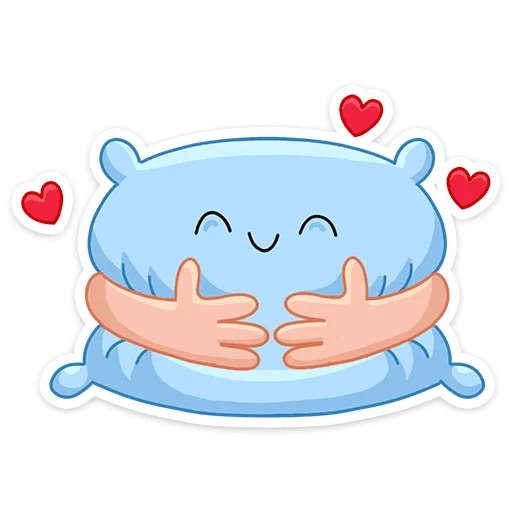 🤗 Стикер «Подушка» для Telegram