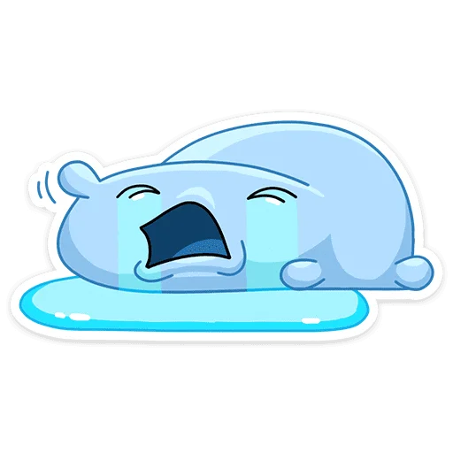 😭 Стикер «Подушка» для Telegram